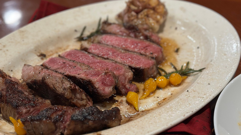 Outback Steakhouse's tomahawk steak