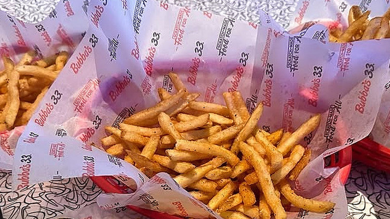Basket of fries at Bubba's 33 in Indianapolis