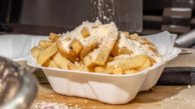 truffle and parmesan fries at Star Fusion Express in Philadelphia