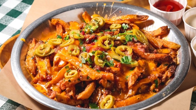 Cheese fries at Rodeo Goat in Arlington, TX