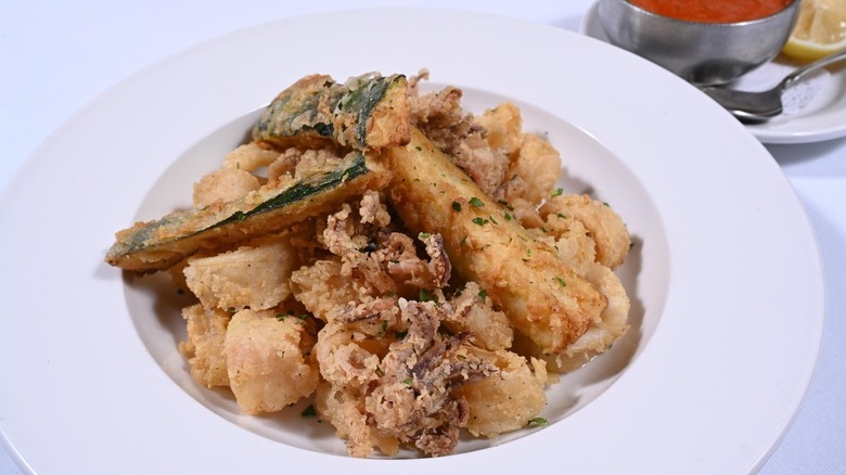 A plate of calamari at Volare Italian Ristorante in Louisville