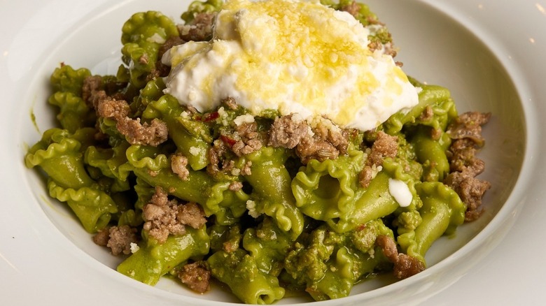 A plate of pasta at Ferraro's Ristorante in Las Vegas