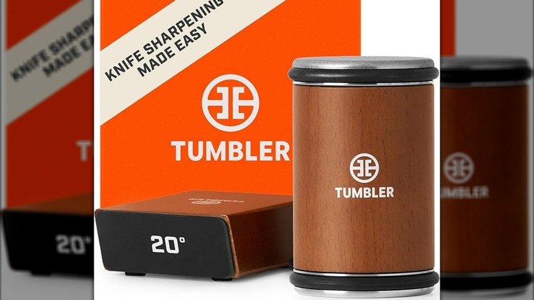 The Tumbler knife sharpener system