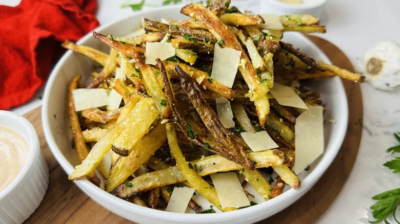 Baked Garlic Parmesan Fries