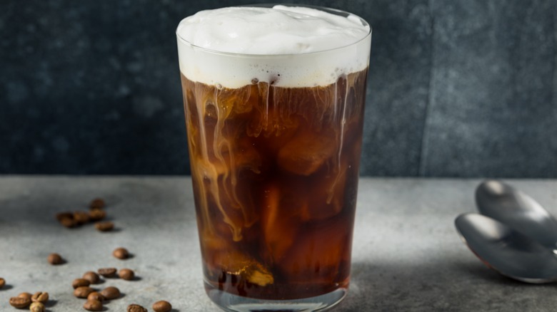 Cold brew with foam