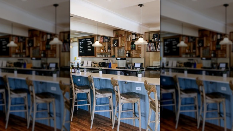 Counter bar at Sauvage Wine Bar and Shop