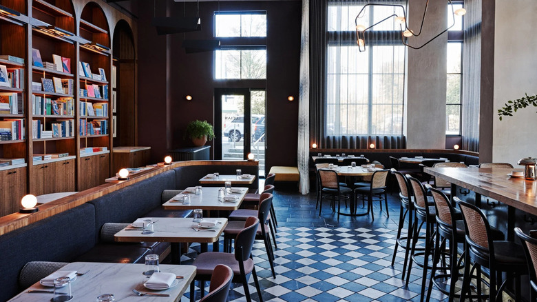 Interior of Lucian Books & Wine