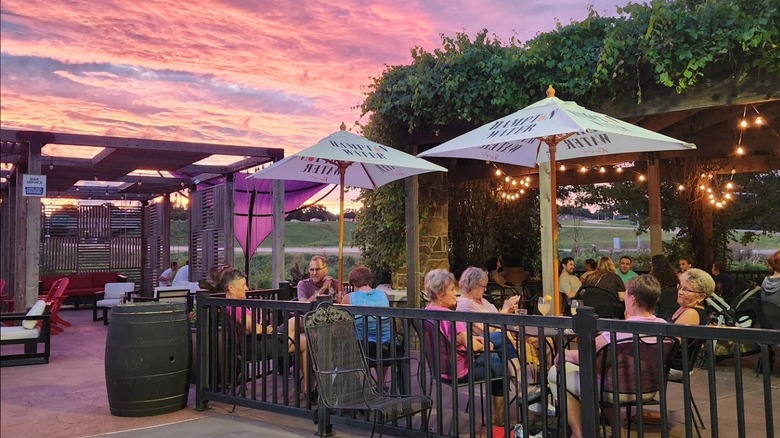 Outdoor Patio at Corkscrew Wine & Cheese