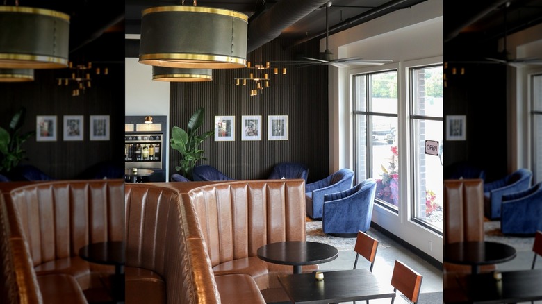 Interior of Flight Wine & Bourbon Bar