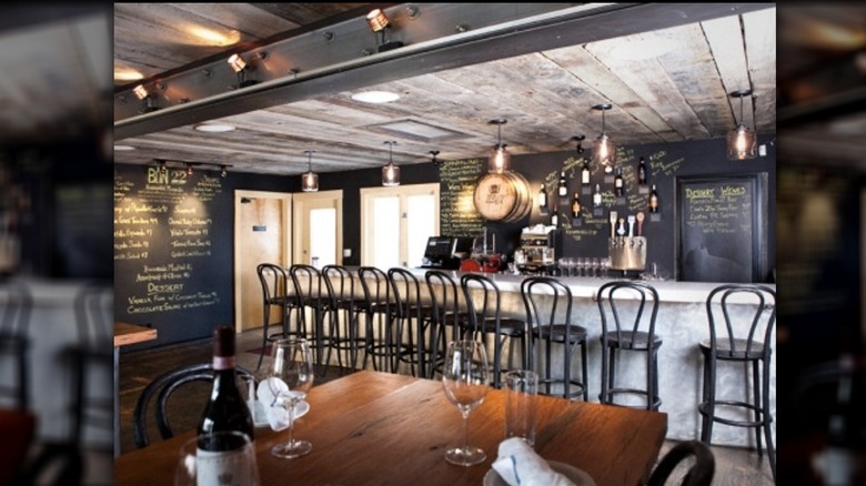 Dining area of Bin22