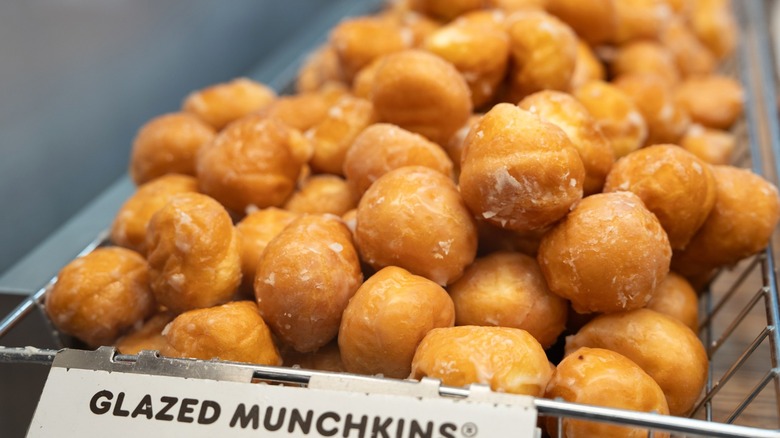 Glazed Munchkins from Dunkin' Donuts.