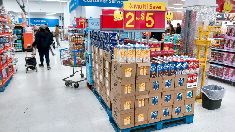 Walmart grocery aisles