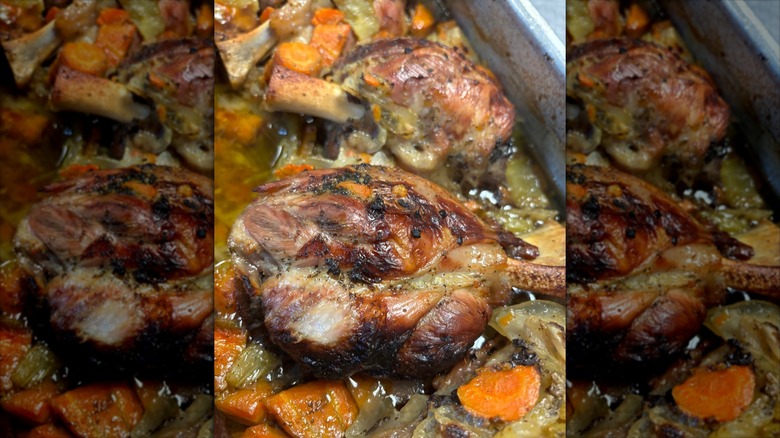 Pork shanks osso buco-style from Acqua Alta Ristorante in Clearwater, Florida