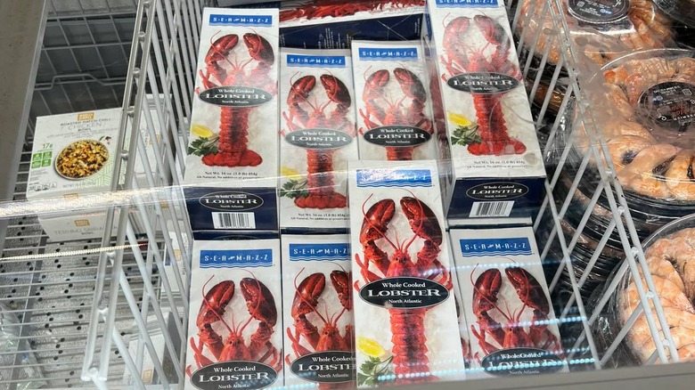 SeaMazz lobsters at Aldi