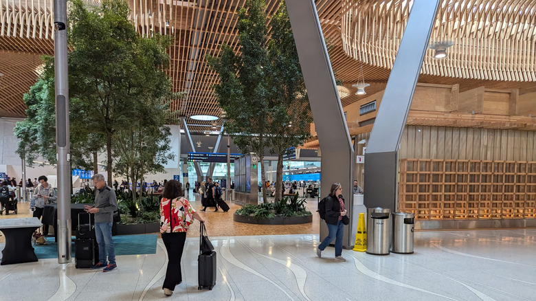 Interior of Portland International Airport