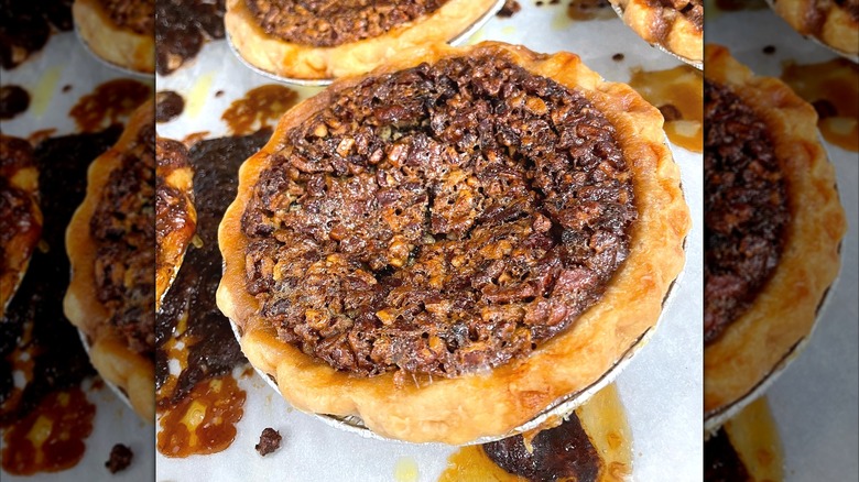 chocolate-pecan-bourbon pie from Michele's Pies