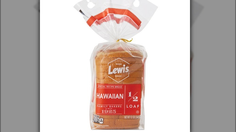 A loaf of Hawaiian bread from Lewis Bake Shop