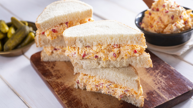 Pimento cheese sandwich