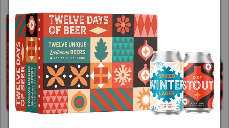 2025 Aldi 12 days of beer advent calendar.