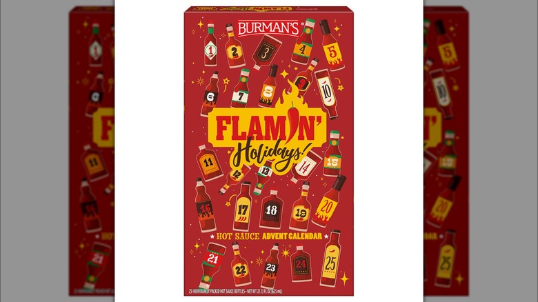 Aldi 2025 hot sauce advent calendar.