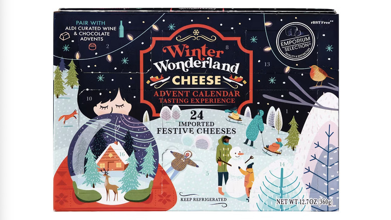 2025 Aldi cheese advent calendar.
