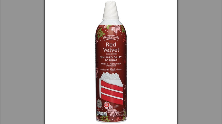 Friendly Farms Red Velvet Whipped Dairy Topping