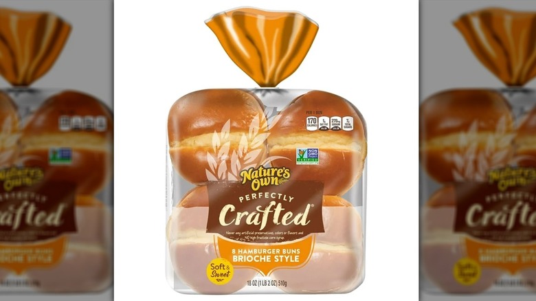 Nature's Own brioche hamburger buns