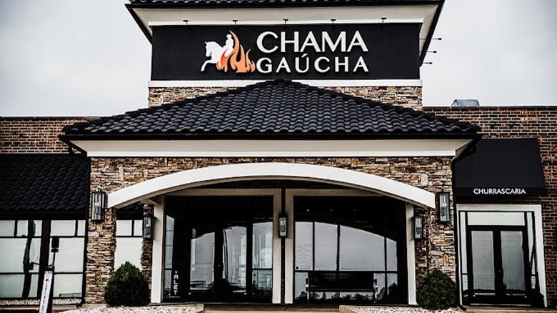 Outside of Chama Gaucha Chicago