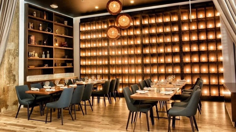 Inside H&H Brazilian Steakhouse downtown