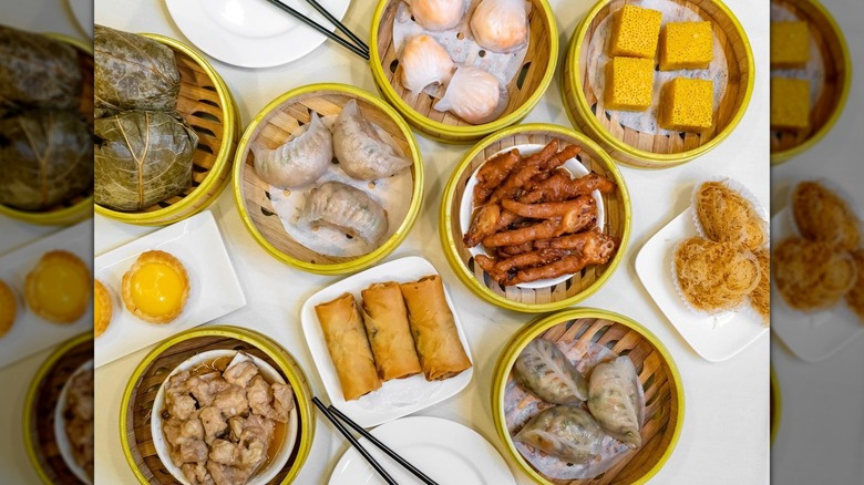 Dim sum spread from House of Joy