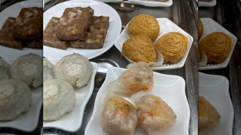 Dim sum spread at Golden Phoenix