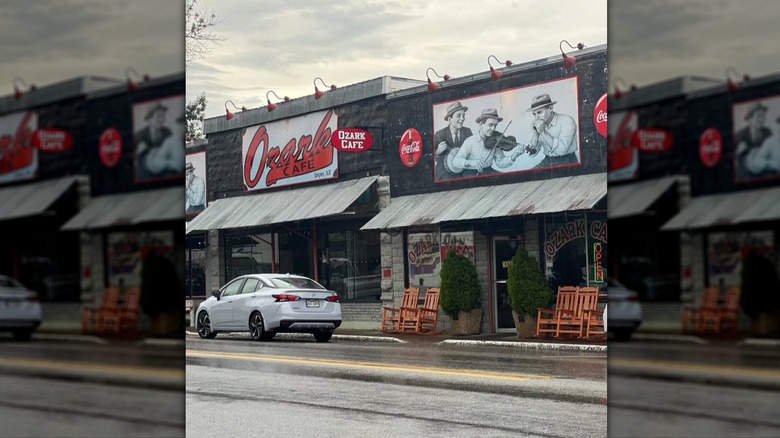 Exterior of Ozark Cafe