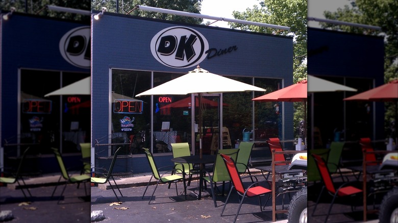 Exterior of DK Diner