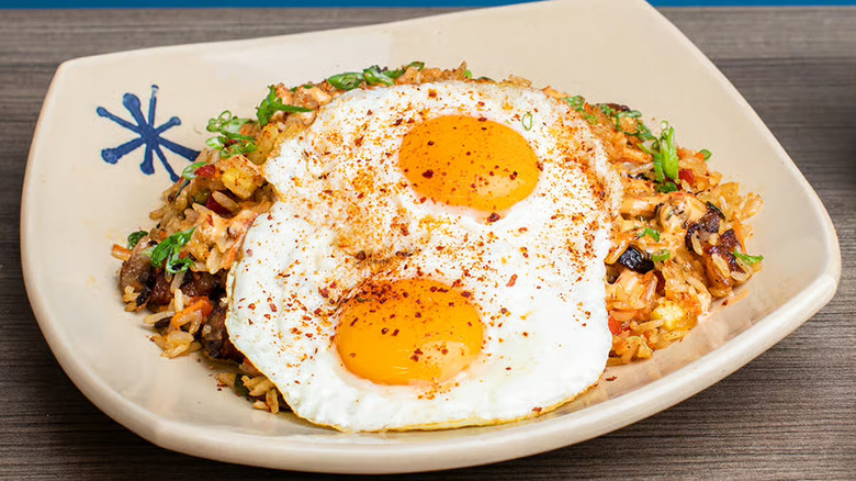 The Habanero Pork Belly Breakfast Fried Rice at Snooze
