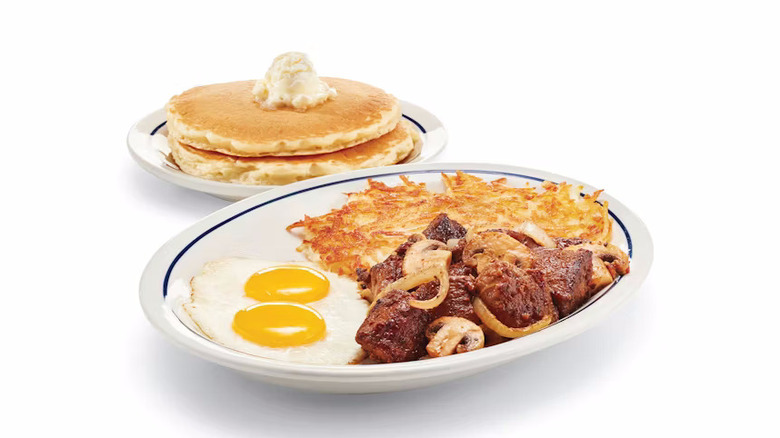 The Sirloin Steak Tips & Eggs at IHOP