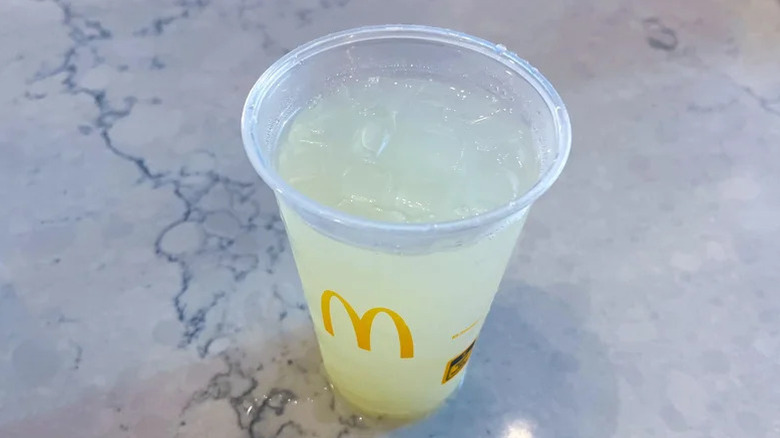 Cup of McDonald's lemonade