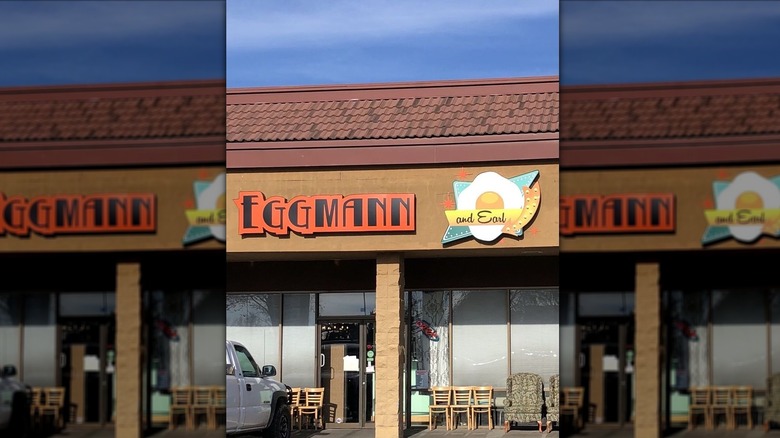 The exterior of Egg Mann and Earl