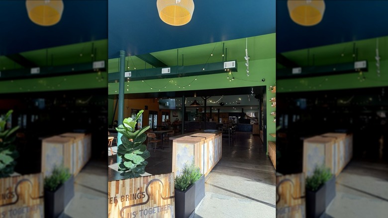 Entrance to Aquila Bistro and Cafe