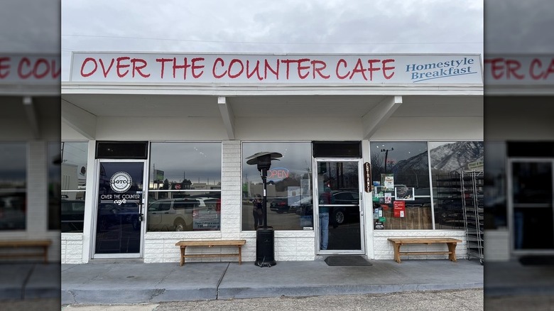 Exterior of Over the Counter Cafe