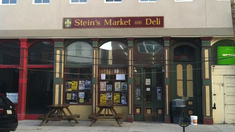 Exterior of Stein's Market and Deli
