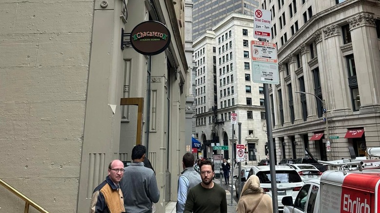 Side view of the exterior of Chacarero