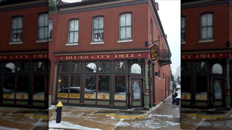 Exterior of Blues City Deli