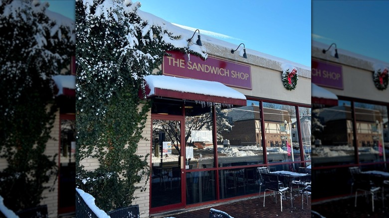 Exterior of The Sandwich Shop