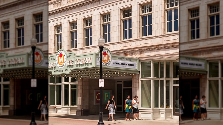 Exterior of Mitchell's Ice Cream