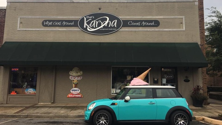 Exterior of Good Karma Ice Cream