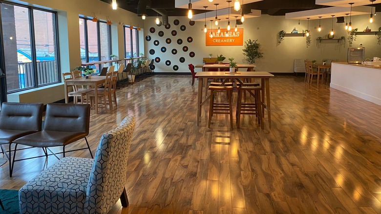 Interior of Sarabha's Creamery