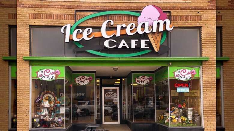 Exterior of the Ice Cream Cafe