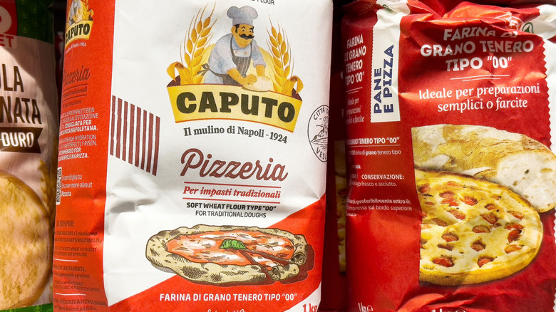 Bags of traditional 00 flour