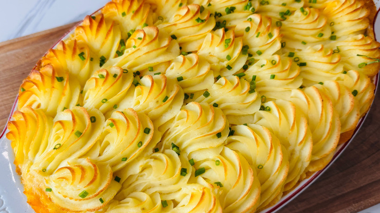 Shepherd's pie in baking dish