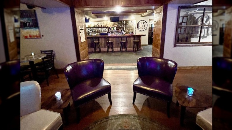 Seating area inside Fifty One Below